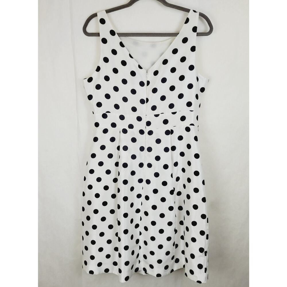 Jessica Howard Black and White Polka Dot Midi Dress - Picture 2 of 13